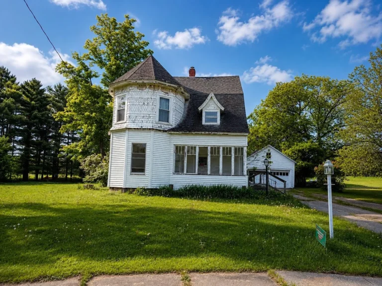 Late-Victorian Project House & Double Lot  –  $69,900