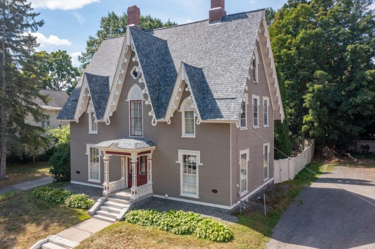 The E. B. Pierce House: 1855 Gothic/Tudor Victorian | $487,500
