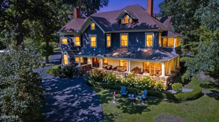 1890 Gilded Age Victorian Landmark, Curly Maple Millwork