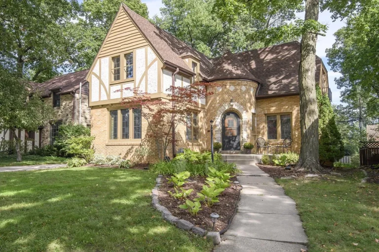 A Storybook Wisconsin Tudor With a Turret Closet Is Asking $600,000