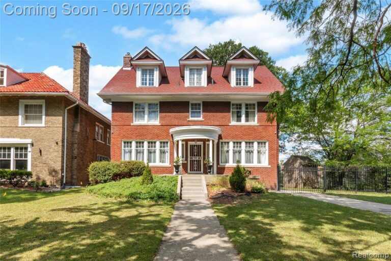 Over 3,700 Sq. Ft. 6-Bedroom 1915 Brick Colonial on a Double Lot