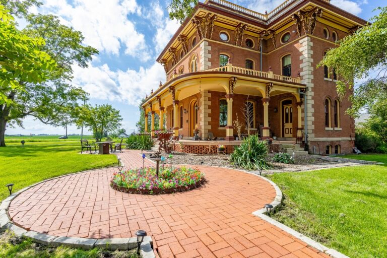 The Italianate Brick Mansion: 1866 Historic Estate, 5 Bedrooms & 7 Bathrooms